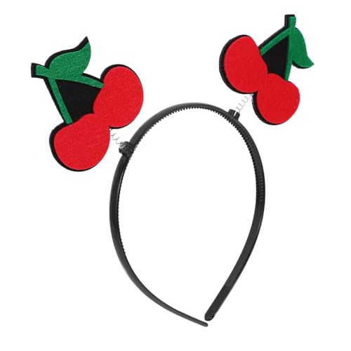 balacoo Kirsch Haarband für Elastisches Rutschfestes Stirnband mit Fruchtigem Design Vielseitiges Accessoire für Geburtstage Karneval Sport und Kostümpartys balacoo Kirsch Haarband für Elastisches Rutschfestes Stirnband mit Fruchtigem Design Vielseitiges Accessoire für Geburtstage Karneval Sport und Kostümpartys von balacoo