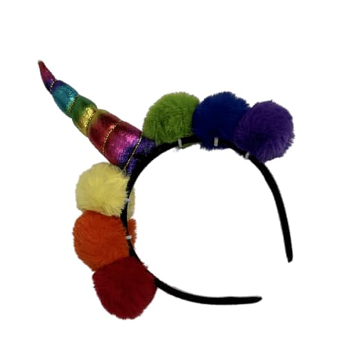 balacoo Leichtes Einhorn Stirnband Kostüm Haarreif mit Farbigem Kunstfell für Party Karneval und Geburtstag Dekoration balacoo Leichtes Einhorn Stirnband Kostüm Haarreif mit Farbigem Kunstfell für Party Karneval und Geburtstag Dekoration von balacoo