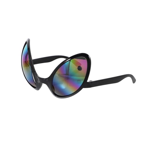 balacoo Lustige Sonnenbrille aus Kunststoff für Erwachsene Ausgefallene Partybrille als Kostümzubehör Wiederverwendbare Goggles mit Bunter Linse für Halloween und Themenpartys von balacoo