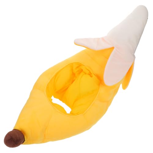 balacoo Lustiger Plüsch Bananenhut Weicher Universeller Kopfschmuck für Erwachsene für Halloween Kostümpartys Cosplay und Gruppenveranstaltungen balacoo Lustiger Plüsch Bananenhut Weicher Universeller Kopfschmuck für Erwachsene für Halloween Kostümpartys Cosplay und Gruppenveranstaltungen von balacoo