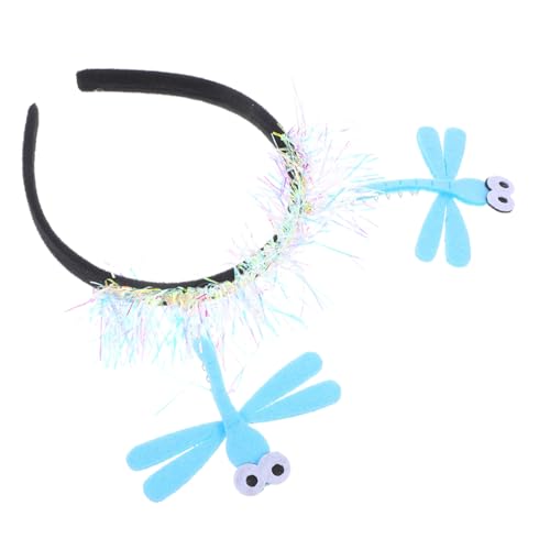balacoo Niedliches Libellen Stirnband Karneval Party Haarreif Foto Requisite Vielseitiges Accessoire Bequem Verstellbar Für Festliche Auftritte Und Feiern von balacoo