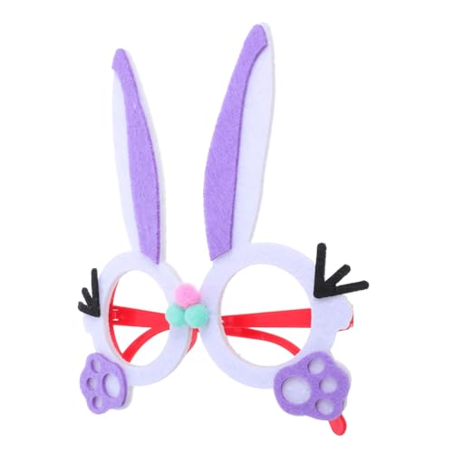 balacoo Osterhasen Brille Partybrille mit Lustigen Bunny Ohren Leichtes Easter Party Accessoire für Fotospaß und Dekoration Spielbrillen Foto Requisit für Osterfeiern von balacoo