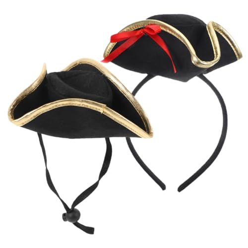 balacoo Piraten Haarreif Karneval Haarband Halloween Kostüm Party Favor Haarschmuck Leicht Tragbar für Piraten Cosplay Bühnenauftritt Zubehör von balacoo