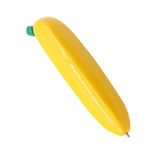 balacoo Realistischer Banane Kugelschreiber mit Schwarzer Ergonomisch Geformt Glattes Schreiben Schreibtisch Dekoration für Schüler Teens Büro und Schule von balacoo