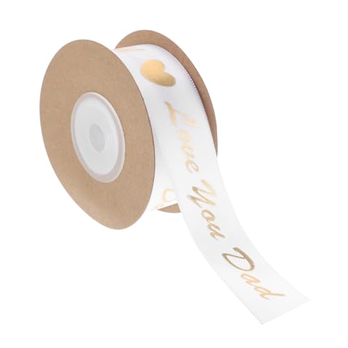 balacoo Vaterstagsband Schwarzes Geschenkband mit Weißem Love Vielseitig für Geschenkverpackung Tortendekoration und Feierdekoration Edles Design für Vatertag balacoo Vaterstagsband Schwarzes Geschenkband mit Weißem Love Vielseitig für Geschenkverpackung Tortendekoration und Feierdekoration Edles Design für Vatertag von balacoo