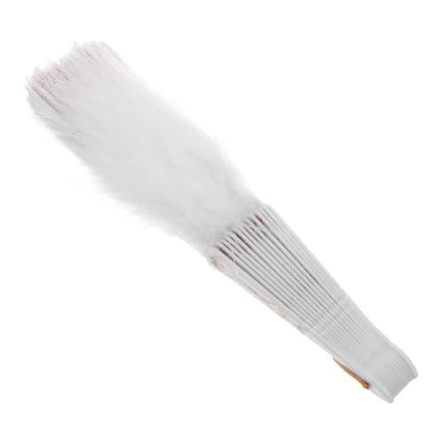 balacoo Vintage Faltbarer Handfächer mit Weißen Spitzen und Federn Handgefertigt für Damen als Tanz und Kostüm Accessoire Geeignet für Bälle Hochzeiten und Teepartys balacoo Vintage Faltbarer Handfächer mit Weißen Spitzen und Federn Handgefertigt für Damen als Tanz und Kostüm Accessoire Geeignet für Bälle Hochzeiten und Teepartys von balacoo
