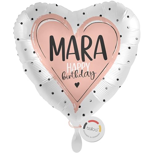 balloa Personalisierter Ballon mit Namen, Geschenk zum Geburtstag, Herzballon Rosa mit Wunschtext, Helium geeignet Luftballon, Deko Geschenkidee für Mädchen oder Frauen, Geburtstagsdekoration, 33cm balloa Personalisierter Ballon mit Namen, Geschenk zum Geburtstag, Herzballon Rosa mit Wunschtext, Helium geeignet Luftballon, Deko Geschenkidee für Mädchen oder Frauen, Geburtstagsdekoration, 33cm von balloa