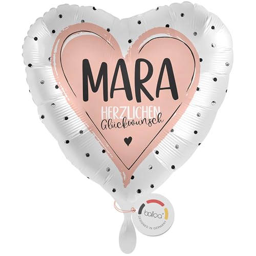 balloa Personalisierter Ballon mit Namen, Geschenk zum besonderen Anlass, Herzballon Rosa mit Wunschtext, Helium geeignet Luftballon, Deko Geschenkidee für Frauen oder Mädchen, Glückwunsch Deko, 33cm balloa Personalisierter Ballon mit Namen, Geschenk zum besonderen Anlass, Herzballon Rosa mit Wunschtext, Helium geeignet Luftballon, Deko Geschenkidee für Frauen oder Mädchen, Glückwunsch Deko, 33cm von balloa