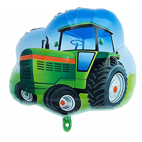 ballonfritz® Traktor Ballon - XXL Bulldog Luftballon 75x60x25cm als Geburtstagsgeschenk, Party-Deko oder Überraschung für den Kindergeburtstag von ballonfritz