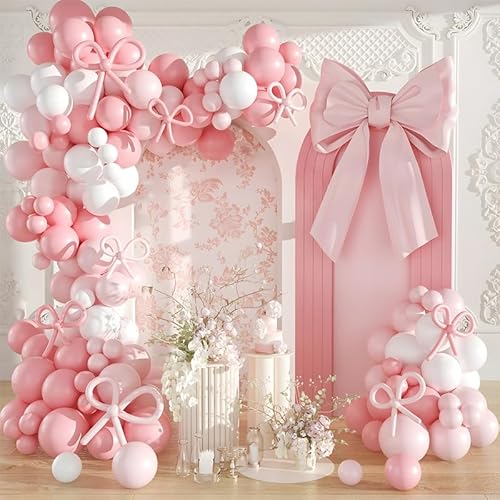 Luftballon Girlande Rosa von balloon garland