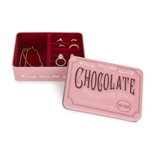 balvi Schmuckschatulle Chocolate Farbe Rosa Eine Tafel Schokolade darstellend Blech/Samt balvi Schmuckschatulle Chocolate Farbe Rosa Eine Tafel Schokolade darstellend Blech/Samt von balvi
