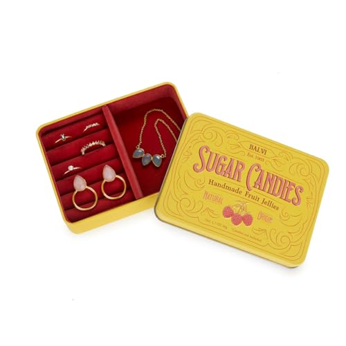 balvi Schmuckschatulle Sugar Candies Farbe Gelb Eine Bonbondose darstellend Blech/Samt balvi Schmuckschatulle Sugar Candies Farbe Gelb Eine Bonbondose darstellend Blech/Samt von balvi