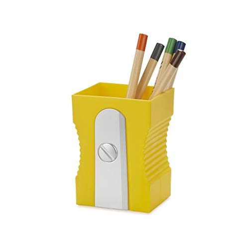 balvi Stiftehalter Sharpener Farbe Gelb Halten Sie Ihren Arbeitsplatz aufgeräumt Origineller und Lust von balvi