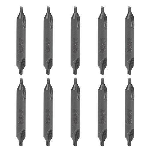 Werkstatt-Zentrierbohrer, 2,5 mm Zentrierbohrer-Satz Verschleißfest 10 Stück für Tischbohrer, Fräsmaschinen und Bearbeitungszentren Werkstatt-Zentrierbohrer, 2,5 mm Zentrierbohrer-Satz Verschleißfest 10 Stück für Tischbohrer, Fräsmaschinen und Bearbeitungszentren von banapoy