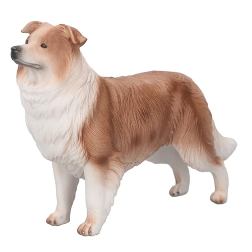 banapoy Hundefiguren, Niedlich Mini Realistischer Spielzeughund Shiba Inu und Schäferhund, Zwei Optionen Verfügbar Plastikhunde Zur Anzeige Im Home-Office-Desktop (Schäferhund) von banapoy