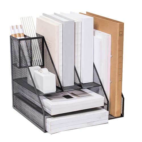 banapoy Schreibtisch Organizer, 3 -stufige Papierbriefe -Tablett -Organisator -Mesh -Desktop -Organisation mit Dateihalter und 2 Stifthalter für Bürovorräte, Arbeitsbereich banapoy Schreibtisch Organizer, 3 -stufige Papierbriefe -Tablett -Organisator -Mesh -Desktop -Organisation mit Dateihalter und 2 Stifthalter für Bürovorräte, Arbeitsbereich von banapoy