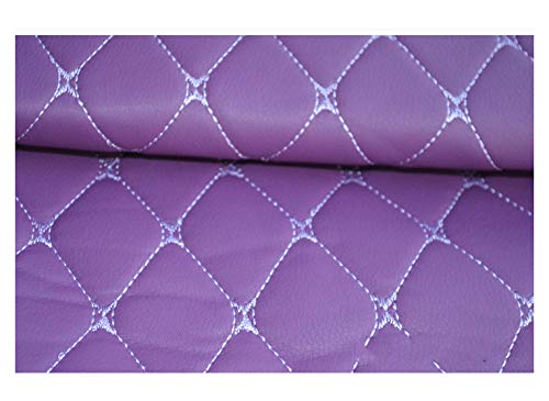 bandezid Polster Kunstleder,Polsterstoff in Rindsleder Optik,Möbelstoff Meterware Leder Polsterstoff Stoff für sämtliche Polsterarbeiten Kunstleder Polsterstoff Meterware-Lila diamantgitter 1.43x1m bandezid Polster Kunstleder,Polsterstoff in Rindsleder Optik,Möbelstoff Meterware Leder Polsterstoff Stoff für sämtliche Polsterarbeiten Kunstleder Polsterstoff Meterware-Lila diamantgitter 1.43x1m von bandezid
