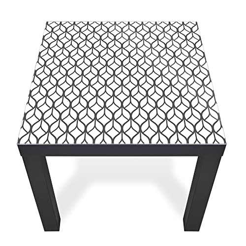 banjado Design Glasplatte für Tisch Lack/Glasabdeckung Tisch/Möbelglas Platte kompatibel mit IKEA LACK Tisch – Motiv Bucheckern von banjado