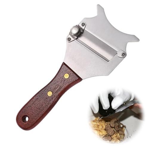 Trüffelhobel,Edelstahl Trüffel Käsehobel,Trüffelreibe,Profi Käsehobel, Gourmethobel Edelstahl Verstellbarer Käseschneider, Trüffel Hobel,Trüffelhobel Edelstahl Zum Schneiden Von Trüffel, Schokolade von banjiabb