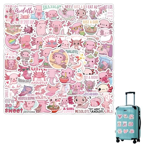 banjiabb 100 Stück Niedlich Axolotl Aufkleber,Süß Axolotl Sticker Set,Axolotl Aufkleber,Cute Sticker,Für Laptop Koffer Helm Notizbuch Auto Motorräder banjiabb 100 Stück Niedlich Axolotl Aufkleber,Süß Axolotl Sticker Set,Axolotl Aufkleber,Cute Sticker,Für Laptop Koffer Helm Notizbuch Auto Motorräder von banjiabb
