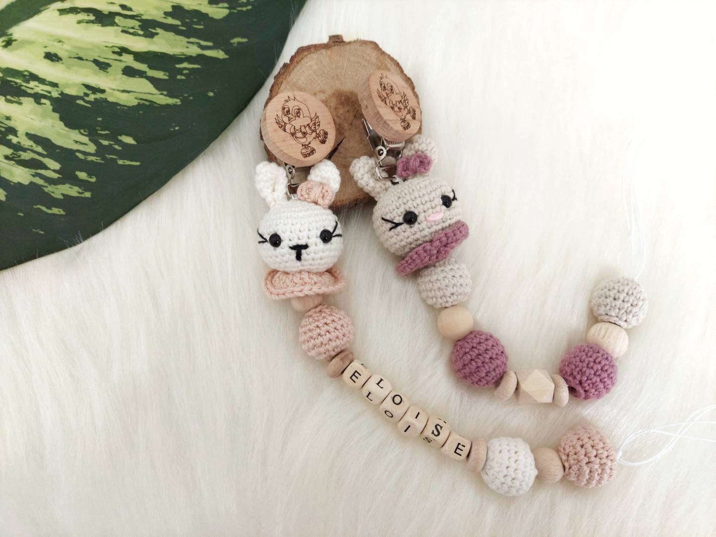 Personalisierte Schnullerkette Mit Gehäkeltem Hasen, Namen, Personalisierter Schnullerclip, Babyshower Geschenk Personalisierte Schnullerkette Mit Gehäkeltem Hasen, Namen, Personalisierter Schnullerclip, Babyshower Geschenk von banunur