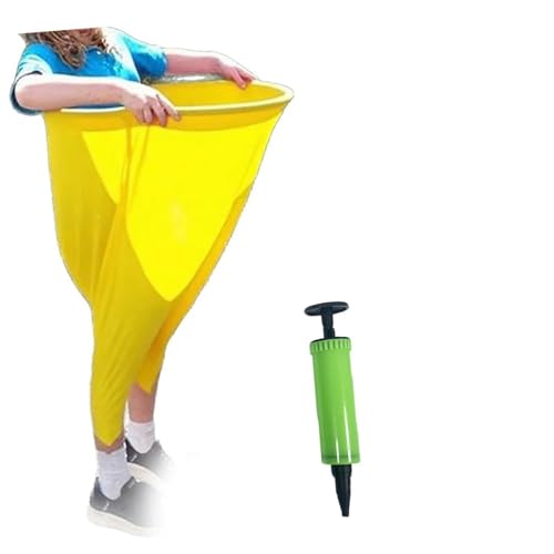 baojielai Lustiges Granny Pants Hof-Spiel-Set, Unterhaltung, Wurfspiel, elastische Hose mit 4 Bällen und Luftpumpen, langlebig baojielai Lustiges Granny Pants Hof-Spiel-Set, Unterhaltung, Wurfspiel, elastische Hose mit 4 Bällen und Luftpumpen, langlebig von baojielai