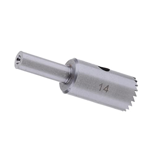 barenx Hartmetall-Lochsägen-Set, HSS-Bohrer-Set, Holzperlen, Schneiden von 6 mm bis 25 mm, Löcher zur Auswahl – 14 mm, silberfarben barenx Hartmetall-Lochsägen-Set, HSS-Bohrer-Set, Holzperlen, Schneiden von 6 mm bis 25 mm, Löcher zur Auswahl – 14 mm, silberfarben von barenx