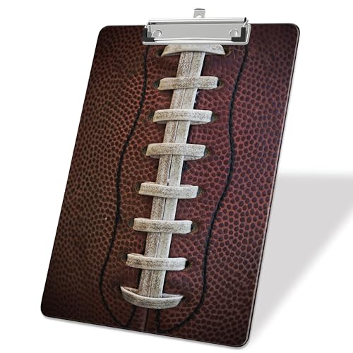 American Football Kunststoff-Klemmbretter, A4, dekoratives Kunststoff-Klemmbrett für Lehrer, Sozialarbeiter, Studenten, Bürobedarf, 8 x 12 cm American Football Kunststoff-Klemmbretter, A4, dekoratives Kunststoff-Klemmbrett für Lehrer, Sozialarbeiter, Studenten, Bürobedarf, 8 x 12 cm von bassyil