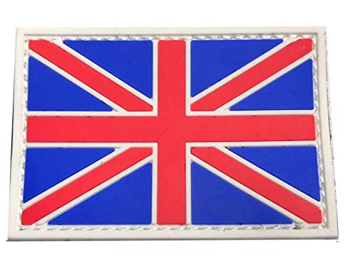 3D PATCH UK Großbritanien United Kingdom Flagge SKULL Vereinigtes Königreich Union Jack Flag Klettpatch Military Taktisch Emblem AUFNÄHER HAKENKLETT GUMMI ABZEICHEN AUSRÜSTUNG (3518) von baum-m gmbh
