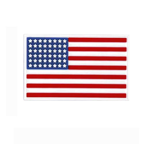3D PATCH USA AMERIKA Flagge Wappen SKULL American Flag Klettpatch Army Military FahneTaktisch Emblem AUFNÄHER HAKENKLETT GUMMI ABZEICHEN AUSRÜSTUNG (7272-Sterne) von baum-m gmbh