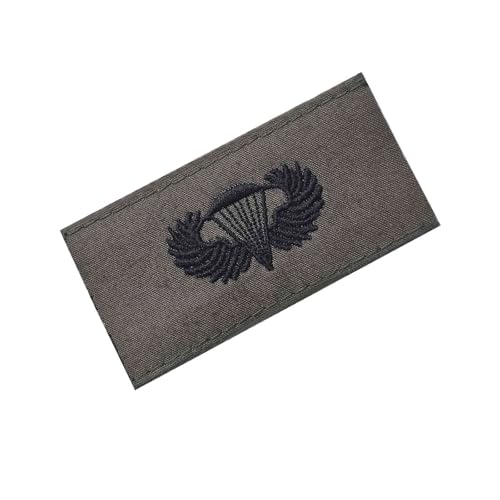 Abzeichen Fallschirmjäger US-Paratrooper OLIV mit SCHWARZEM STICK Textil Aufnäher USA Springerabzeichen U.S. ARMY von baum-m gmbh