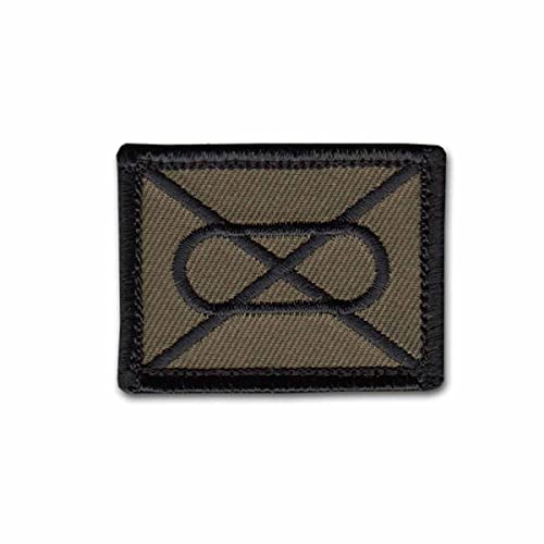 Patch Militärisches Symbol Bundeswehr Militär oliv schwarz 5 x 4 cm (Panzergrenadiere) von baum-m gmbh