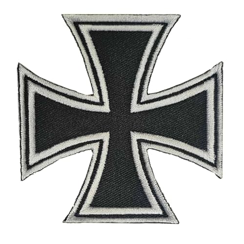 baum-m gmbh Abzeichen Eisernes Kreuz gross 7,5 x 7,5 cm Aufnäher von baum-m gmbh