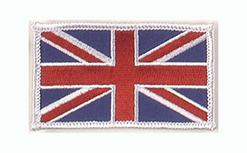 baum-m gmbh Abzeichen ´Flagge - Großbritannien´ Bestickter Aufnäher 50 x 85 mm Patch England Union Jack von baum-m gmbh