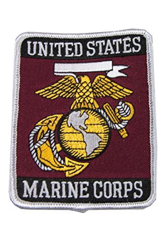 baum-m gmbh Abzeichen U.S. Marine Corps Bestickter Aufnäher Patch 100 x 80 mm von baum-m gmbh