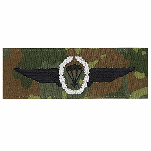 baum-m gmbh Amazon Bundeswehr-Abzeichen Fallschirmjäger Flecktarn/Silber von baum-m gmbh