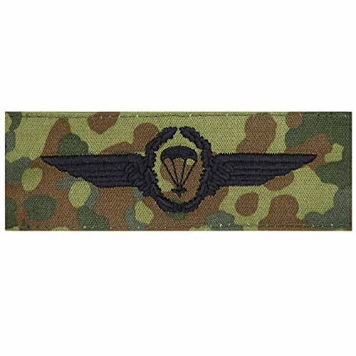 baum-m gmbh Bundeswehr Tätigkeitsabzeichen Fallschirmjäger Luftlandepersonal/Fallschirmsprungpersonal (Flecktarn/schwarz) von baum-m gmbh