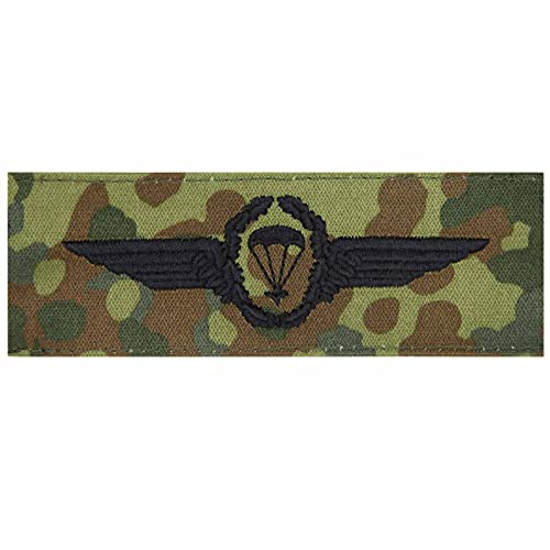 baum-m gmbh Bundeswehr Tätigkeitsabzeichen Fallschirmjäger Luftlandepersonal/Fallschirmsprungpersonal (Flecktarn/schwarz) von baum-m gmbh