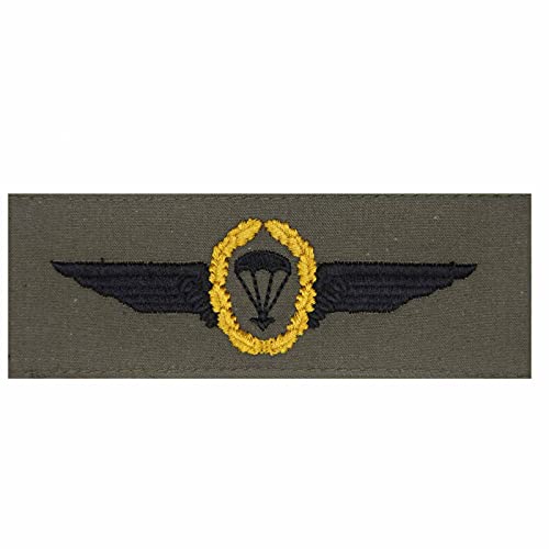 baum-m gmbh Bundeswehr Tätigkeitsabzeichen Fallschirmjäger Luftlandepersonal/Fallschirmsprungpersonal (Oliv/Gold) von baum-m gmbh