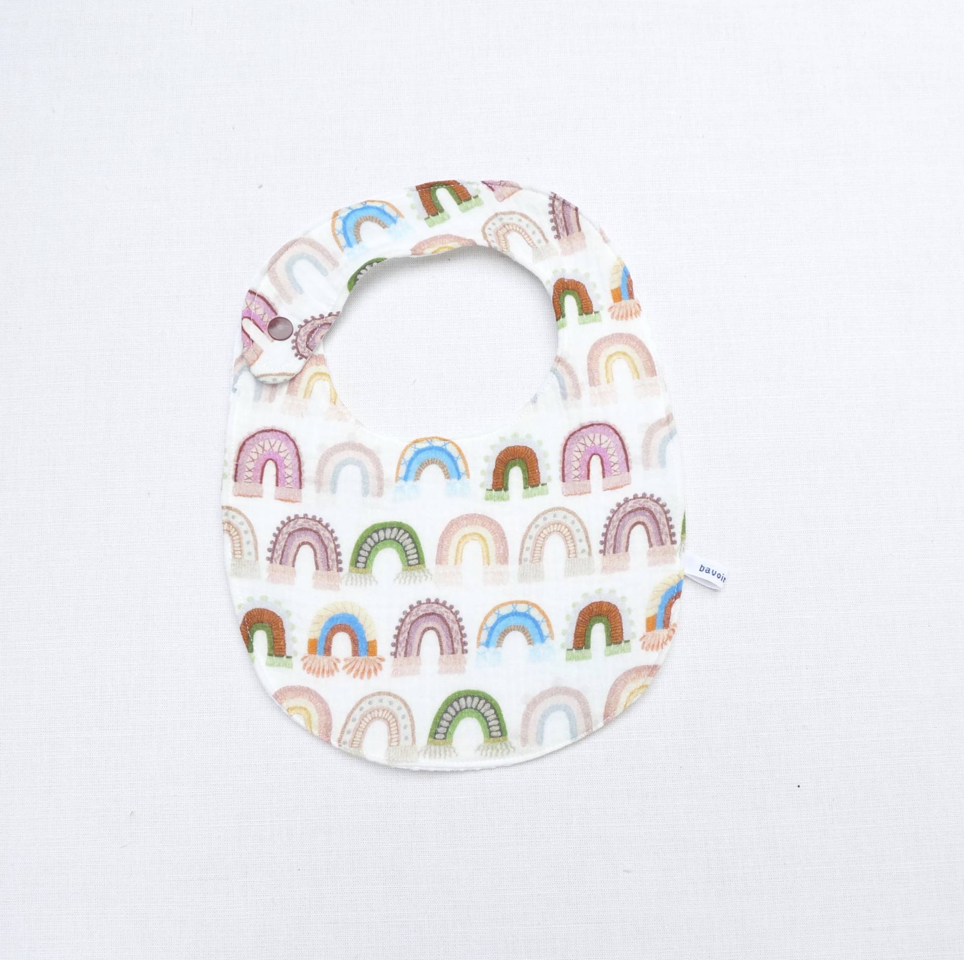 Baby-Lätzchen 0/24 Monate, Originelles Geburtsgeschenk in Doppelter Gaze-Windel-Geburtsliste Baby-Lätzchen 0/24 Monate, Originelles Geburtsgeschenk in Doppelter Gaze-Windel-Geburtsliste von bavoirsetcie