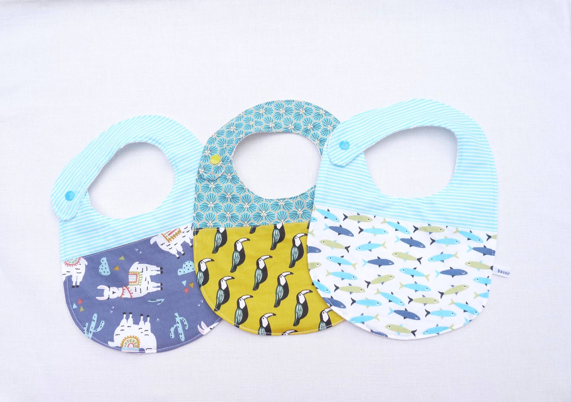 Ensemble Trois Bavoirs Bébé Garçon Naissance Lange Double Gaze Liste De Ensemble Trois Bavoirs Bébé Garçon Naissance Lange Double Gaze Liste De von bavoirsetcie
