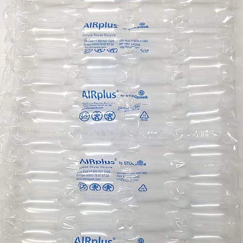 800 Stück Airplus® Cushion Luftkissen (400x150mm) vorgefertigt, Luftpolsterkissen Füllmaterial Polstermaterial für Versand Luftkissen Matten (ca.10m) - bbs-sales - Weiß von bbs-sales