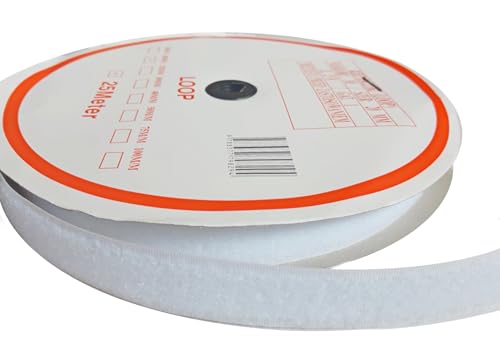 Klettband Flauschband zum Aufnähen Nähen Flausch weiß 20mm - 2 Rollen weiches Teil Loop ohne kleben für Raffrollo Raffvorhang Klettband Flauschband zum Aufnähen Nähen Flausch weiß 20mm - 2 Rollen weiches Teil Loop ohne kleben für Raffrollo Raffvorhang von be hide