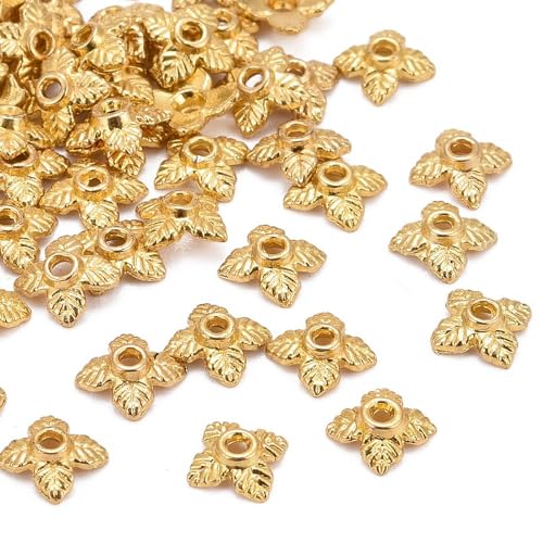 100 Perlkappen Endkappen Perlenkappen 6mm Farbe Gold für 6mm Perlen #S437 100 Perlkappen Endkappen Perlenkappen 6mm Farbe Gold für 6mm Perlen #S437 von beadsvision