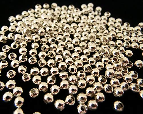 1000 SPACER METALLPERLEN Zwischenelemente ca 3mm Farbe silber #S052 1000 SPACER METALLPERLEN Zwischenelemente ca 3mm Farbe silber #S052 von beadsvision