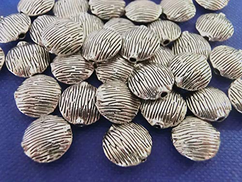 40 Spacer 10mm MÜNZE Metallperlen Zwischenperlen Farbe antiksilber #S472 40 Spacer 10mm MÜNZE Metallperlen Zwischenperlen Farbe antiksilber #S472 von beadsvision