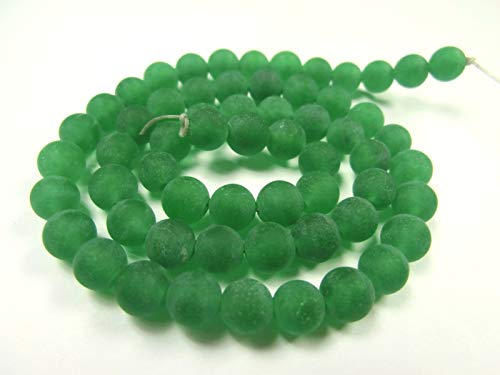 Jade grün matt 6mm Perlen Kugeln rund Schmuckperlen 1 Strang von beadsvision