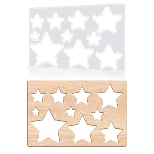 beinkmake 10 in 1 Star Router Template Acryl Router Template für die Holzbearbeitung Zeichnung Inlay Templates Charcuterie Board Dekorative Templates 4.7x7 Zoll beinkmake 10 in 1 Star Router Template Acryl Router Template für die Holzbearbeitung Zeichnung Inlay Templates Charcuterie Board Dekorative Templates 4.7x7 Zoll von beinkmake