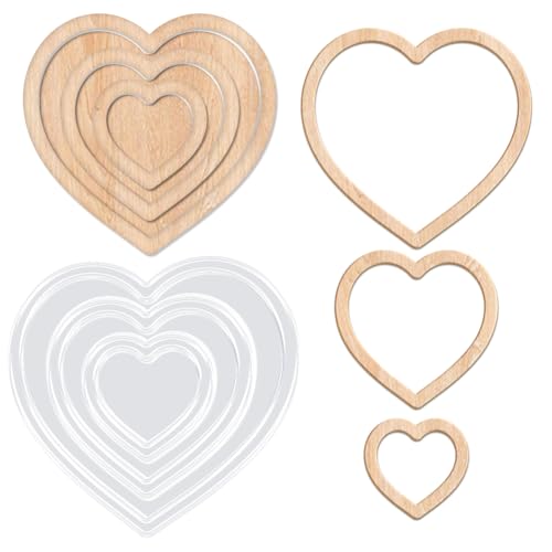 beinkmake 3Pcs Hearts Router Template Acryl Router Template für die Holzbearbeitung Zeichnung Inlay Templates Charcuterie Board Dekorative Templates beinkmake 3Pcs Hearts Router Template Acryl Router Template für die Holzbearbeitung Zeichnung Inlay Templates Charcuterie Board Dekorative Templates von beinkmake