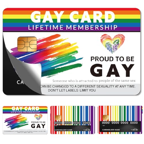 beinkmake 4 Stück bunte Streifen Kreditkarten-Aufkleber „Proud To Be Gay“ Debitkartenhülle Regenbogen für Transport Zahlung Bank Schlüsselkarte Schutz abnehmbar blasenfrei wasserdicht schlank beinkmake 4 Stück bunte Streifen Kreditkarten-Aufkleber „Proud To Be Gay“ Debitkartenhülle Regenbogen für Transport Zahlung Bank Schlüsselkarte Schutz abnehmbar blasenfrei wasserdicht schlank von beinkmake